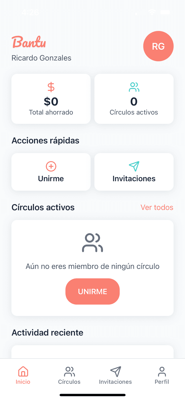 BANTU App Screenshot 2
